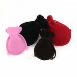50pcs Velvet Drawstring Gift Bags Wedding Candy Cake Jewelry Pouch 7x9 9x12
