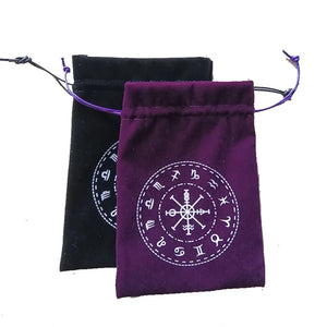 Velvet Pentagram Tarot Oracle Cards Storage Bag