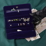 Velvet Portable Felt Jewelry Roll Storage Bag