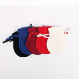 Velvet Pouches Drawstrings Soft Jewelry Gift Bag