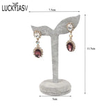 Velvet Rabbit Ears Earrings Rack Stud Earring Display Stand