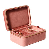 Flannel Jewelry Storage Box Velvet Organizer