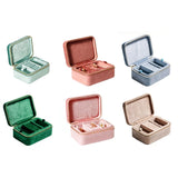 Flannel Jewelry Storage Box Velvet Organizer