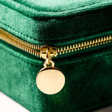 Flannel Jewelry Storage Box Velvet Organizer