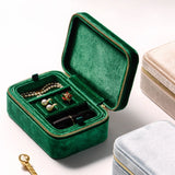 Flannel Jewelry Storage Box Velvet Organizer