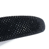 Red Velvet Rhinestone Hairband Statement ZA Headband