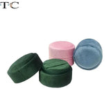 Velvet Ring Bearer Box with Lid for Wedding