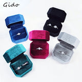 Velvet Ring Box Diamond Storage Box