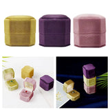 Velvet Ring Box Keepsake for Wedding Engagement