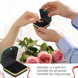 Velvet Ring Box Necklace Pendant Jewelry Gift Boxes