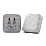 Vintage Velvet Ring Box for Wedding Ceremony, Engagement Ring Holder