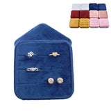 Vintage Velvet Ring Box with Detachable Lid