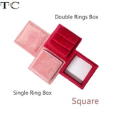 Velvet Ring Holder Box for Jewelry Store Proposal