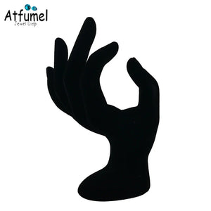 Velvet Ring Jewelry Display Stand Bracelet Necklace Organizer