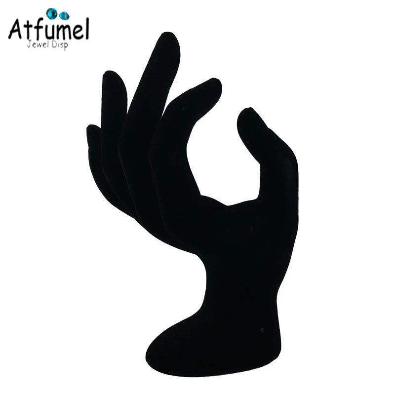 Velvet Ring Jewelry Display Stand Bracelet Necklace Organizer