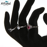 Velvet Ring Jewelry Display Stand Bracelet Necklace Organizer