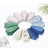 Velvet Ring Necklace Earrings Box Jewelry Storage Organizador De Joyas