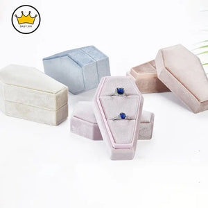 Velvet Ring Necklace Earrings Box Jewelry Storage Organizador De Joyas