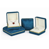 Velvet Ring Pendant Jewelry Packaging Box Wedding Earring Necklace