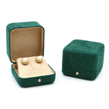 Velvet Ring Pendant Trinket Box Necklace Earrings Gift Case Jewelry Box
