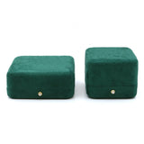 Velvet Ring Pendant Trinket Box Necklace Earrings Gift Case Jewelry Box