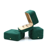 Velvet Ring Pendant Trinket Box Necklace Earrings Gift Case Jewelry Box