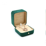 Velvet Ring Pendant Trinket Box Necklace Earrings Gift Case Jewelry Box
