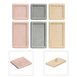 Velvet Square Jewelry Tray Stackable Bracelet Display Case Sunglasses Organizer
