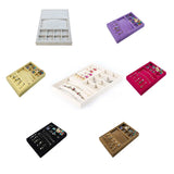 Velvet Stackable Jewelry Tray Ring Showcase Display Stand Earring Storage