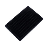 Velvet Suede Ring Earrings Organizer Display Stand Holder