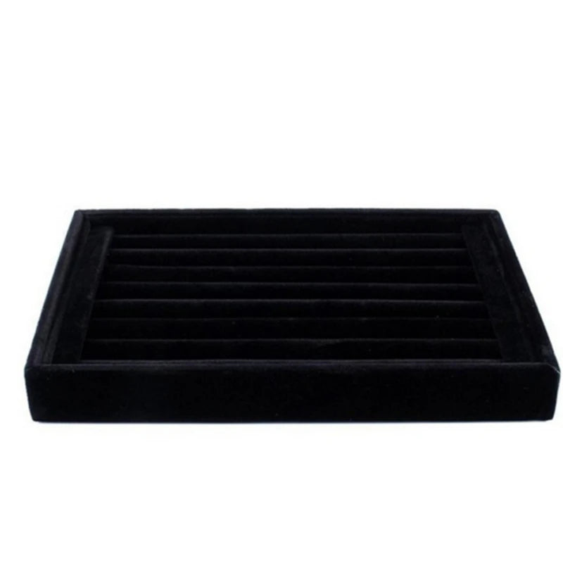 Velvet Suede Earrings Organizer Jewelry Display Stand Holder Rack