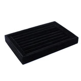 Velvet Suede Ring Earrings Organizer Display Stand Holder