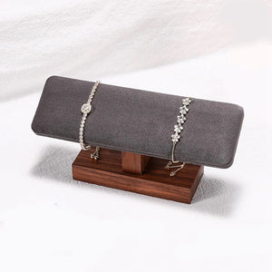 Velvet T Bar Jewelry Display Stand Bangle Holder