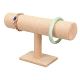 Velvet T-Bar Jewelry Display Stand Rack Organizer
