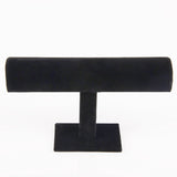 Velvet T-Bar Jewelry Display Stand Rack Organizer