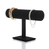 Velvet T-Bar Rack Jewelry Display Organizer Watch Holder