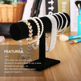 Velvet T Bar Rack Watch Headband Holder Display