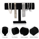 Velvet T Bar Rack Watch Headband Holder Display
