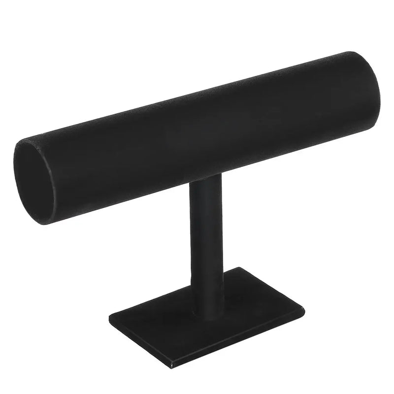 Velvet T Bar Rack Watch Headband Holder Display