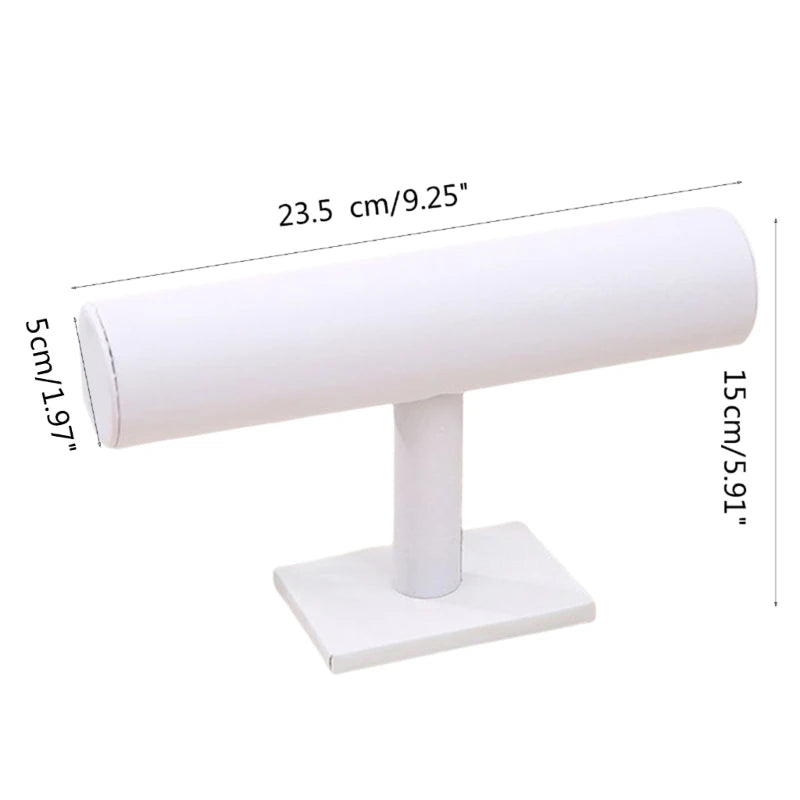 Velvet T-Type Bracelet Watch Jewelry Display Stand