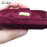 Velvet Trinket Box Ring Box Double Rings Box Wedding