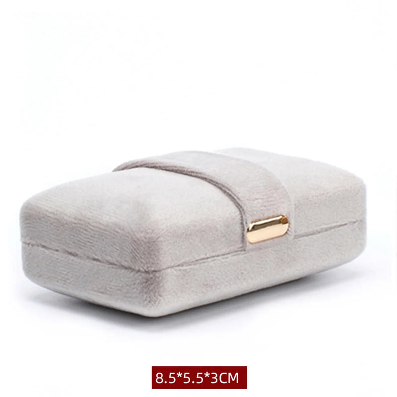 Velvet Trinket Box Ring Box Double Rings Box Wedding