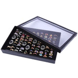 Velvet Earrings Ring Organizer 100 Slots Jewelry Display Stand Holder