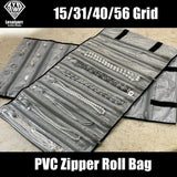 Velvet Jewelry Roll Bag Ring Earrings Organizer Storage