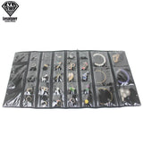Velvet Jewelry Roll Bag Ring Earrings Organizer Storage