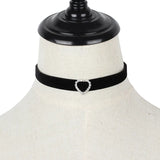 Velvet Tie Necklace Rhinestone Jewelry Retro Romantic Necklace