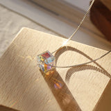 925 Silver Necklace for Women Crystal Collarbone Chain