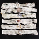 Pearl Belt Beaded Retro Style Women's Elastic Waist Chain
