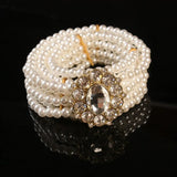 Pearl Belt Beaded Retro Style Women's Elastic Waist Chain