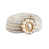 Pearl Belt Beaded Retro Style Women's Elastic Waist Chain